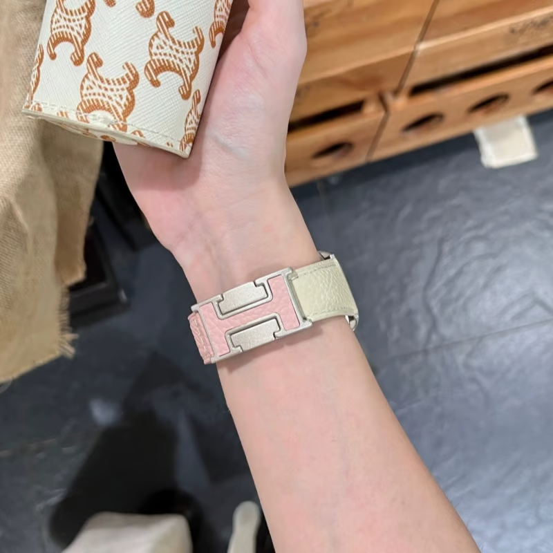 エルメス アップル ウォッチ バンド レザー apple watch バンド 高級 ブランド hermes風 アップル ウォッチ バンド かわいい 42mm/44mm/46mm スマート ウォッチ バンド