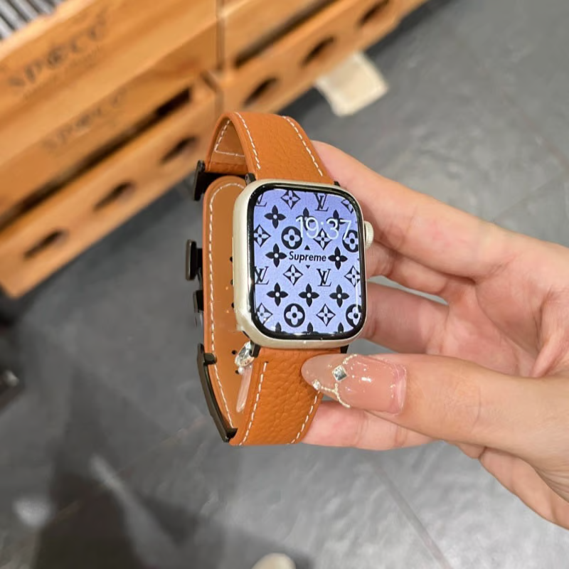 エルメス アップル ウォッチ バンド レザー apple watch バンド 高級 ブランド hermes風 アップル ウォッチ バンド かわいい 42mm/44mm/46mm スマート ウォッチ バンド