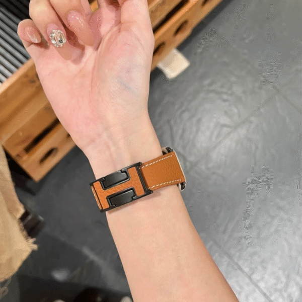 エルメス アップル ウォッチ バンド レザー apple watch バンド 高級 ブランド hermes風 アップル ウォッチ バンド かわいい 42mm/44mm/46mm スマート ウォッチ バンド - 画像 (8)
