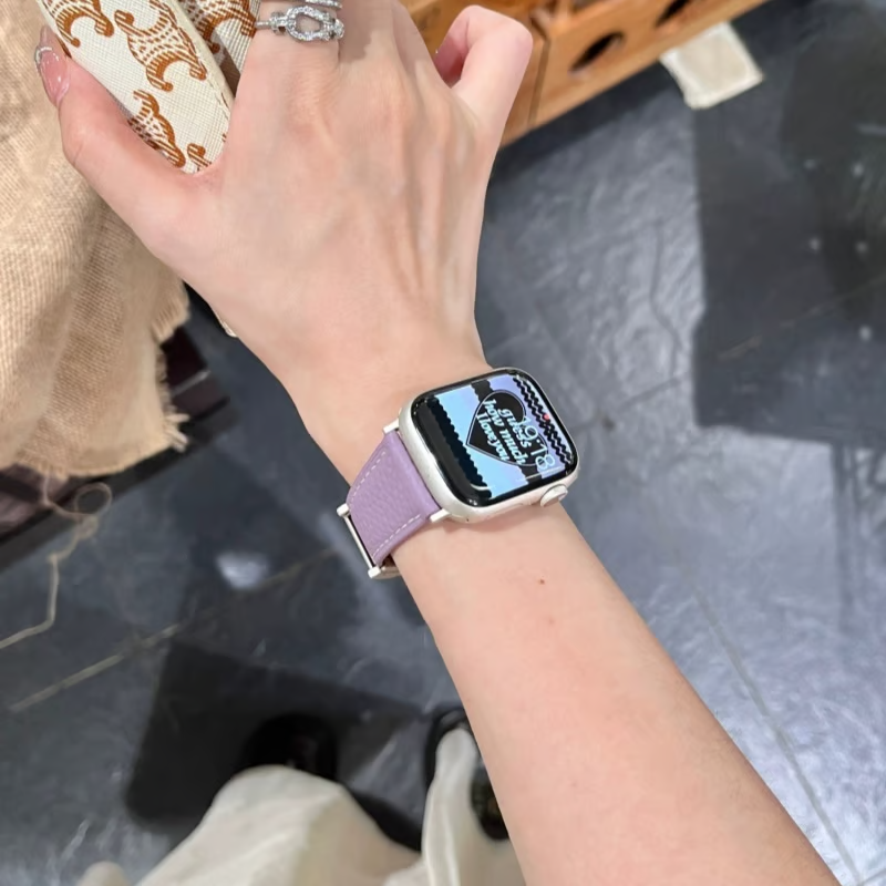 エルメス アップル ウォッチ バンド レザー apple watch バンド 高級 ブランド hermes風 アップル ウォッチ バンド かわいい 42mm/44mm/46mm スマート ウォッチ バンド
