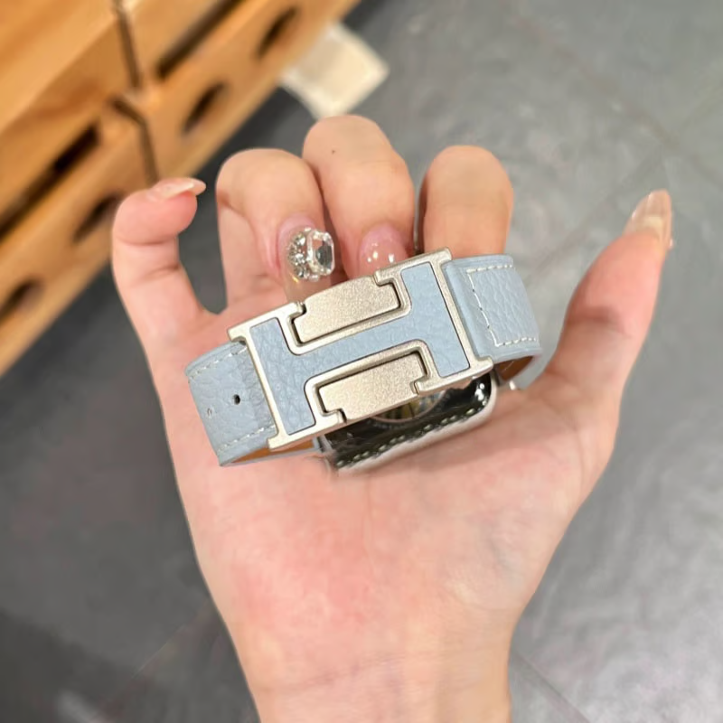 エルメス アップル ウォッチ バンド レザー apple watch バンド 高級 ブランド hermes風 アップル ウォッチ バンド かわいい 42mm/44mm/46mm スマート ウォッチ バンド