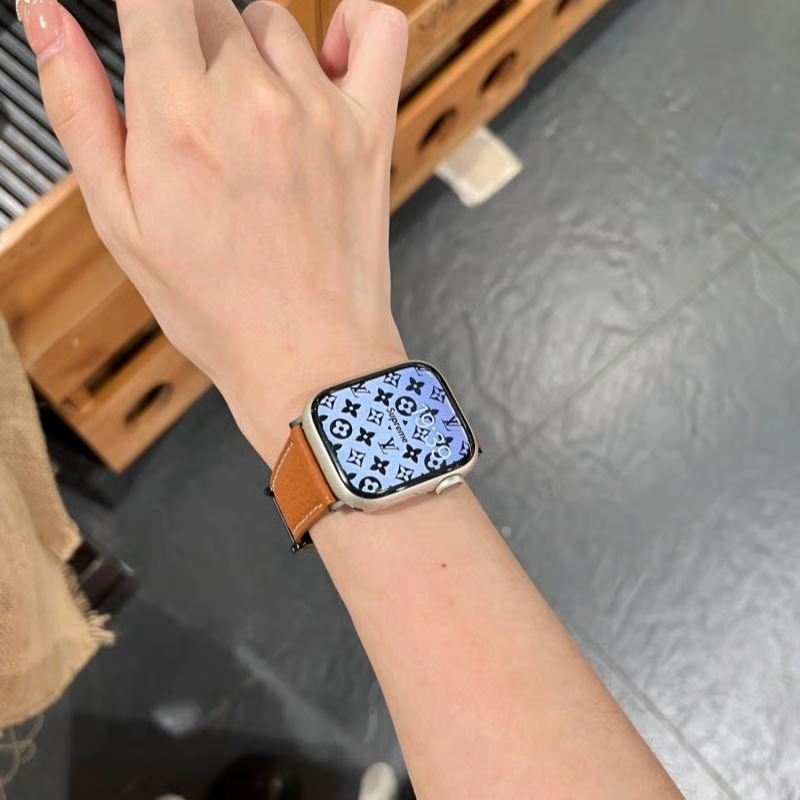 エルメス アップル ウォッチ バンド レザー apple watch バンド 高級 ブランド hermes風 アップル ウォッチ バンド かわいい 42mm/44mm/46mm スマート ウォッチ バンド