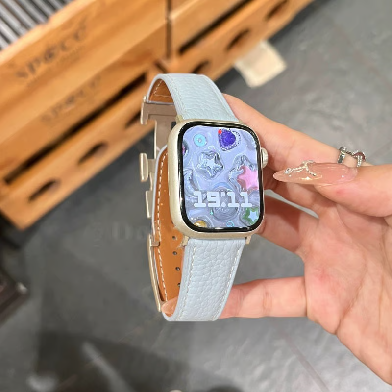 エルメス アップル ウォッチ バンド レザー apple watch バンド 高級 ブランド hermes風 アップル ウォッチ バンド かわいい 42mm/44mm/46mm スマート ウォッチ バンド