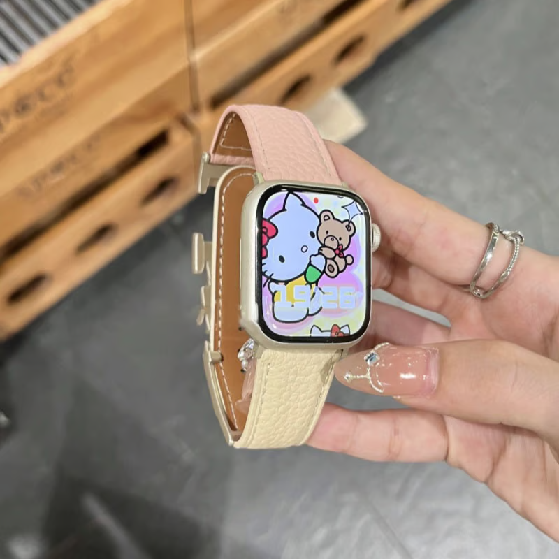 エルメス アップル ウォッチ バンド レザー apple watch バンド 高級 ブランド hermes風 アップル ウォッチ バンド かわいい 42mm/44mm/46mm スマート ウォッチ バンド
