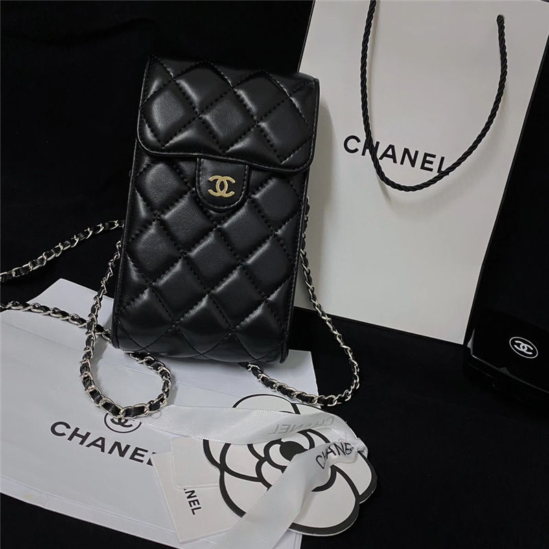 シャネル 斜 めがけ ミニ スマホショルダー ブランド スマホ 2台持ち スマホポシェット chanel ミニショルダーバッグ ミニ マトラッセ