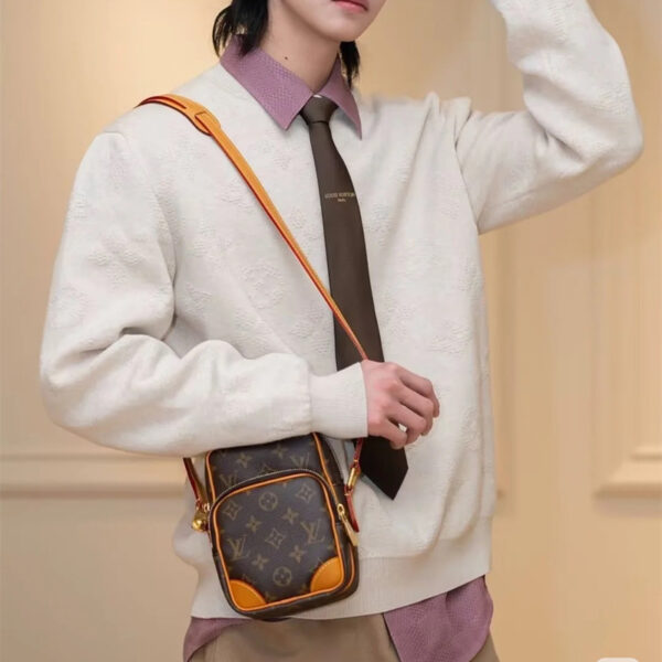 ルイ ヴィトン アマゾン クロスボディバッグ ショルダー バッグ ヴィトン スマホ ポーチ おしゃれ ヴィトン の ポシェット 男女兼用 - 画像 (8)