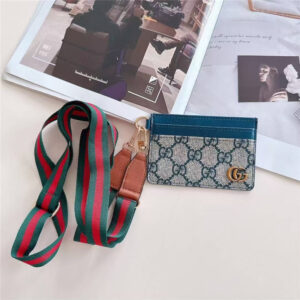 首 から かける カード ケース gucci カード ケース idカードホルダー 社員 証 ケース ハイ ブランド ネーム ホルダー おしゃれ