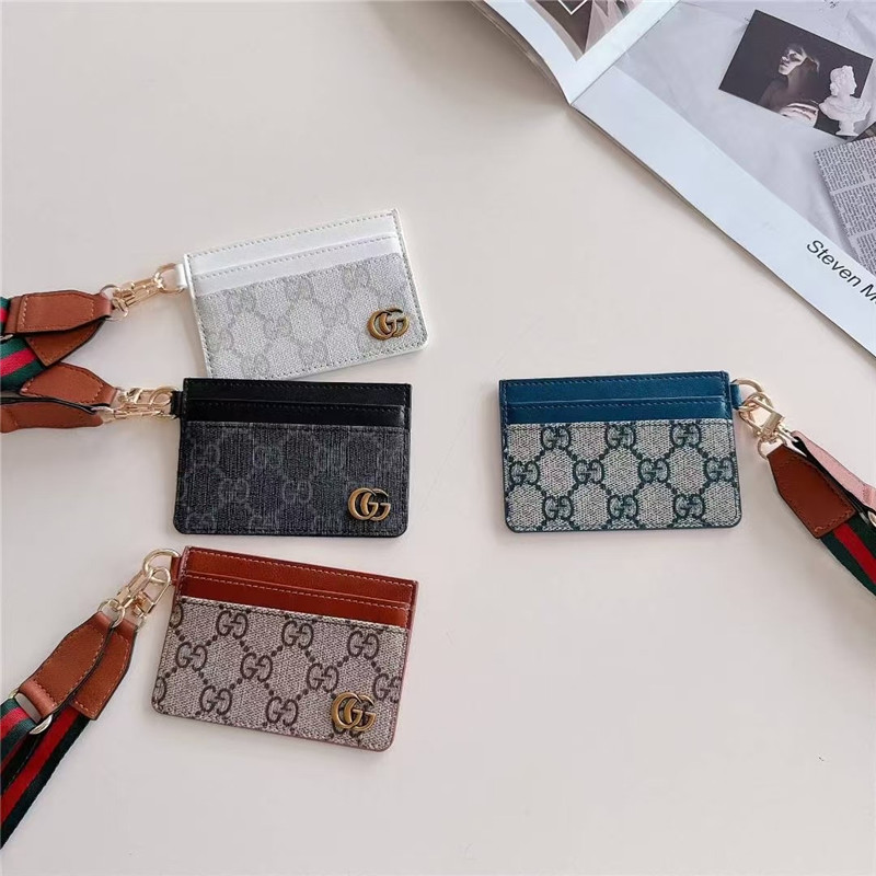 首 から かける カード ケース gucci カード ケース idカードホルダー 社員 証 ケース ハイ ブランド ネーム ホルダー おしゃれ