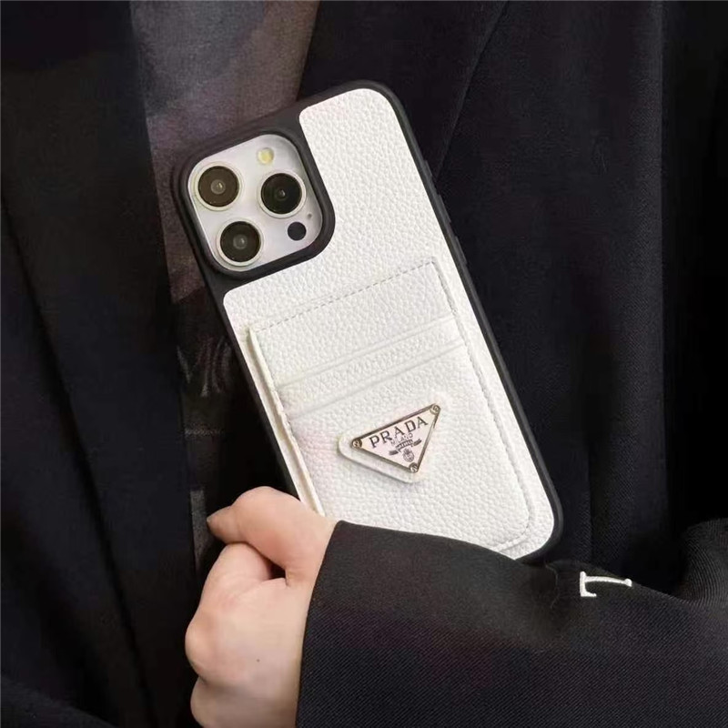 プラダ iphoen17 ケース カード収納 prada アイフォ17pro/17promax ンケース ハイブランド コピー iphone16/16pro ケース おしゃれ ブランド iphone15/14 ケース 革 高級