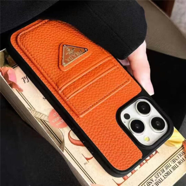 プラダ iphoen17 ケース カード収納 prada アイフォ17pro/17promax ンケース ハイブランド コピー iphone16/16pro ケース おしゃれ ブランド iphone15/14 ケース 革 高級 - 画像 (7)