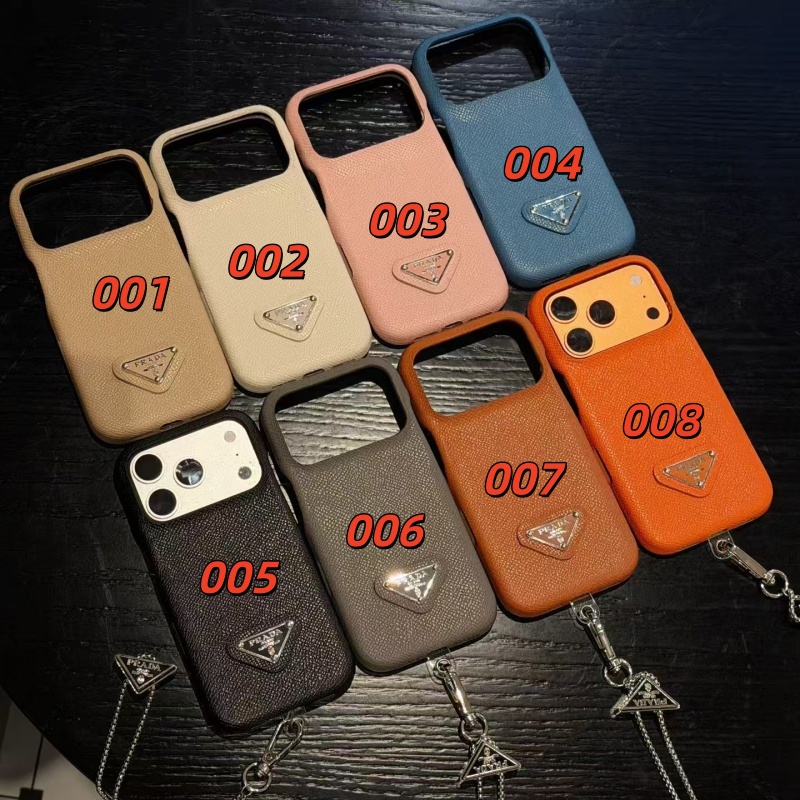 PRADA(プラダ)ケース PRADA【入手困難】☆サフィアーノレザー☆ iPhoneケース☆全色 (PRADA