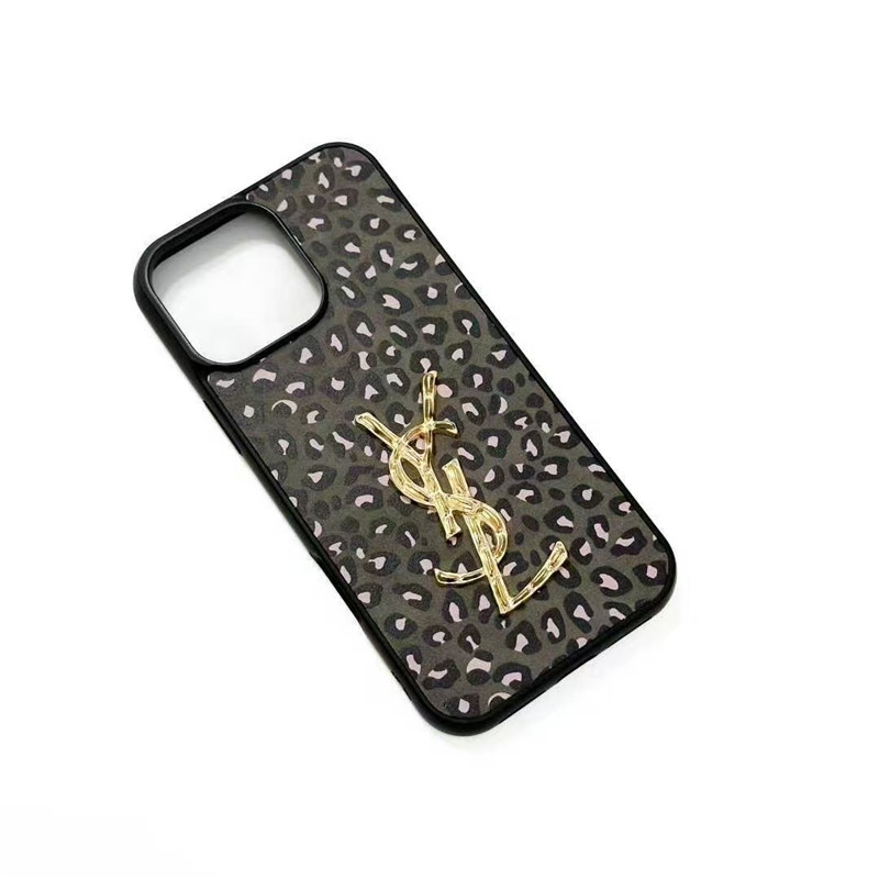 サンローラン iphone17 ケース ヒョウ柄 iphone17promax/16/16pro ケース ysl スマホケース iphone15 レオパード iphone ケース かっこいい