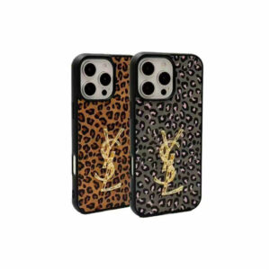 サンローラン iphone17 ケース ヒョウ柄 iphone17promax/16/16pro ケース ysl スマホケース iphone15 レオパード iphone ケース かっこいい