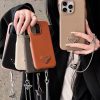 prada スマホケース iphone17 プラダ iphone17air/17promax ケース チェーン付き iphoen16/16pro ケース シンプル かわいい iphone15pro/14pro ケース おしゃれ ブランド iphone お 揃い ケース