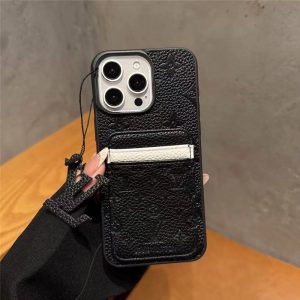 Alternative view of iphone17/air ケース ルイヴィトン iphone17promaxケース カード収納 ブランド iphone16/16proケース 型押し スマホケース シンプル かわいい おしゃれ galaxy s25/s24ケース おしゃれ ブランド