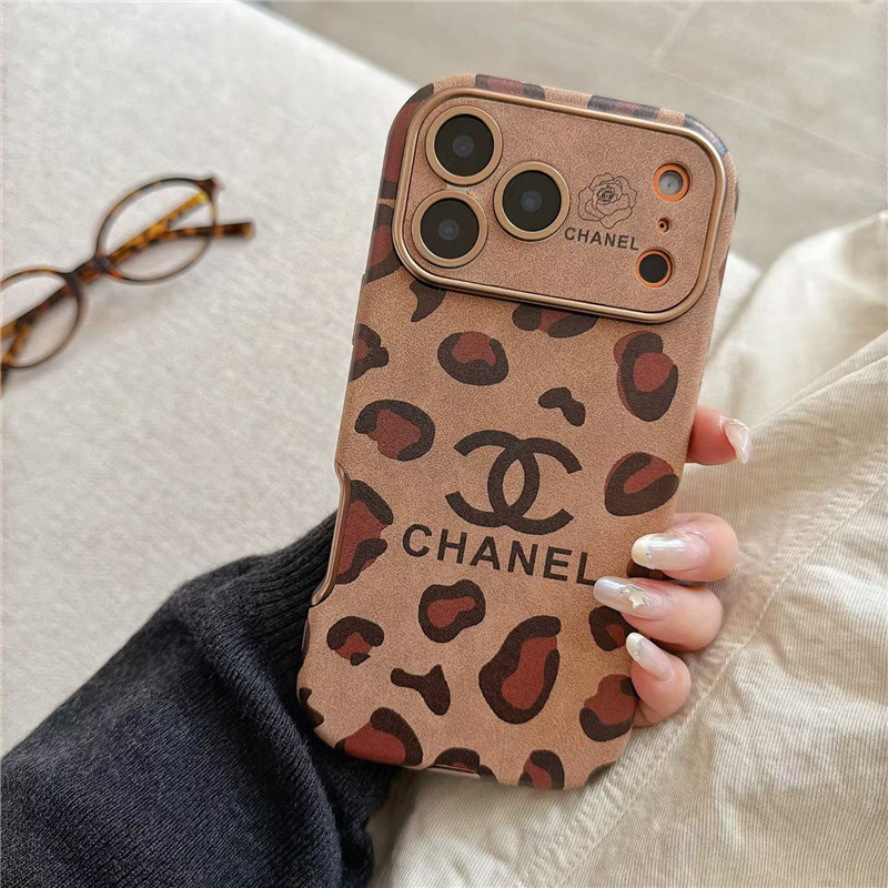 ヒョウ 柄 iphone ケース ハイブランド iphone17pro/17promaxケース 韓国 かわいい ディオール iphone16/16proケース ブラウン ヴィトン chanel スマホケース 人気 女子