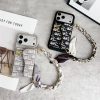 dior アイフォン17/17pro ケース カード収納 ディオール風 iphone16promax ケース ブランド レディース スマホケース チェーン 付き iphone15/14 ケース 韓国 流行り
