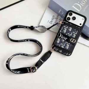 Alternative view of dior アイホン ケース iphone17/17proケース ショルダー iphone16promax カード 収納 ケース ディオール風 iphone15/14 ケース 大人可愛い ブランド スマホショルダー