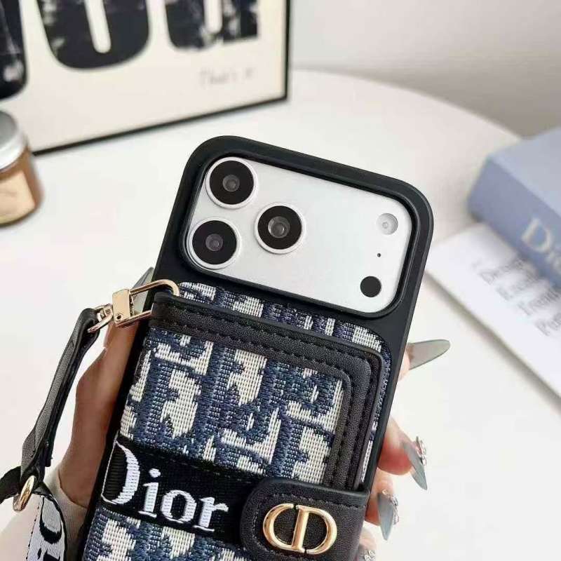 dior アイホン ケース iphone17/17proケース ショルダー iphone16promax カード 収納 ケース ディオール風 iphone15/14 ケース 大人可愛い ブランド スマホショルダー