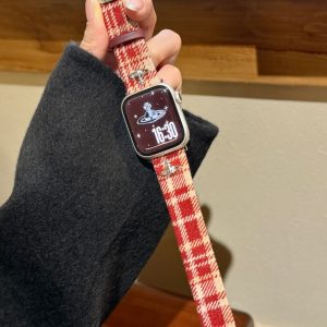 ヴィヴィアン アップル ウォッチ バンド 高級 ブランド apple watch バンド レディース Series11/10/9/8/SE3/Ultra3対応 コーデュロイ アップル ウォッチ ベルト 可愛い