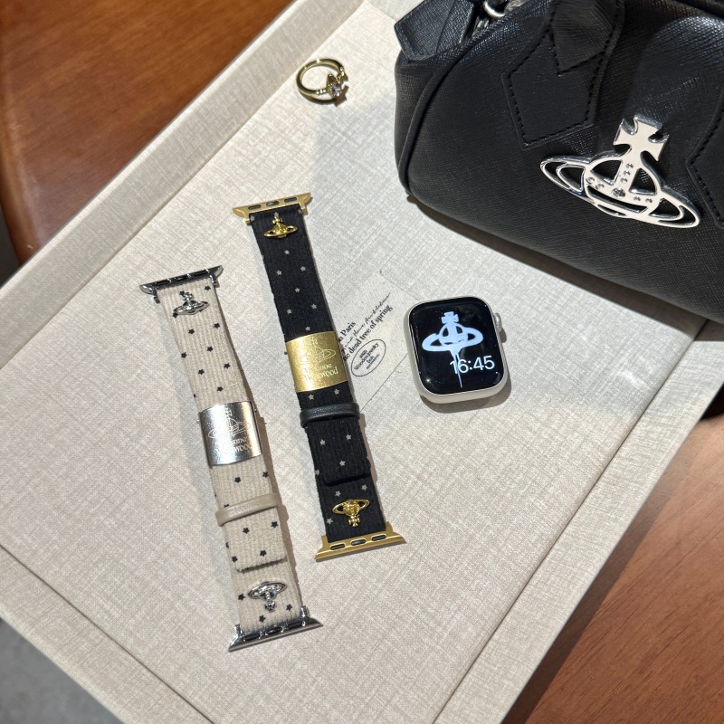 ヴィヴィアン アップル ウォッチ バンド 高級 ブランド apple watch バンド レディース Series11/10/9/8/SE3/Ultra3対応 コーデュロイ アップル ウォッチ ベルト 可愛い