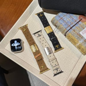 Alternative view of ヴィヴィアン アップル ウォッチ バンド 高級 ブランド apple watch バンド レディース Series11/10/9/8/SE3/Ultra3対応 コーデュロイ アップル ウォッチ ベルト 可愛い