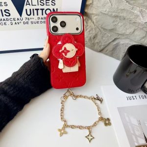 magsafeケース ルイヴィトン iphone17/17proケース チェーン付き ブランド iphone16pro/16promax ケース ヴィトン ヴィヴィエンヌ iphone15/14ケース 大人 可愛い ブランド