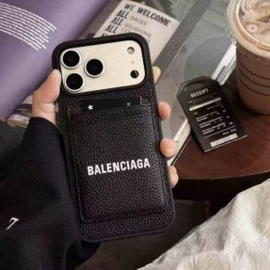 バレンシアガ iphone17/17pro ケース magsafe カード ケース付き iphone16/16proケース 人気 ブランド iphone15ptomax/14pro ケース カード収納