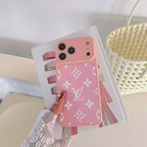 Alternative view of iphoneケース ピンク ブランド ルイヴィトン iphone17/17pro/17promaxケース かわいい iphone16/16pro ケース 人気 女子 ヴィトン風 iphone15pro/14/13 携帯 ケース おしゃれ
