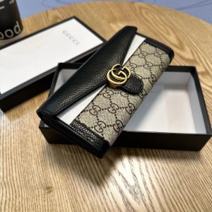 Alternative view of グッチ 長財布 メンズ 長 財布 ハイ ブランド センスのいい財布 メンズ gucci 長財布 かぶせ ブランド 男性 プレゼント