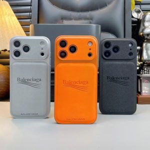 バレンシアガ iPhoneケース 17 レザー balenciaga iphone17pro/17promaxケース カップル iphone16pro/15pro スマホケース ブランド 人気 携帯 ケース おしゃれ