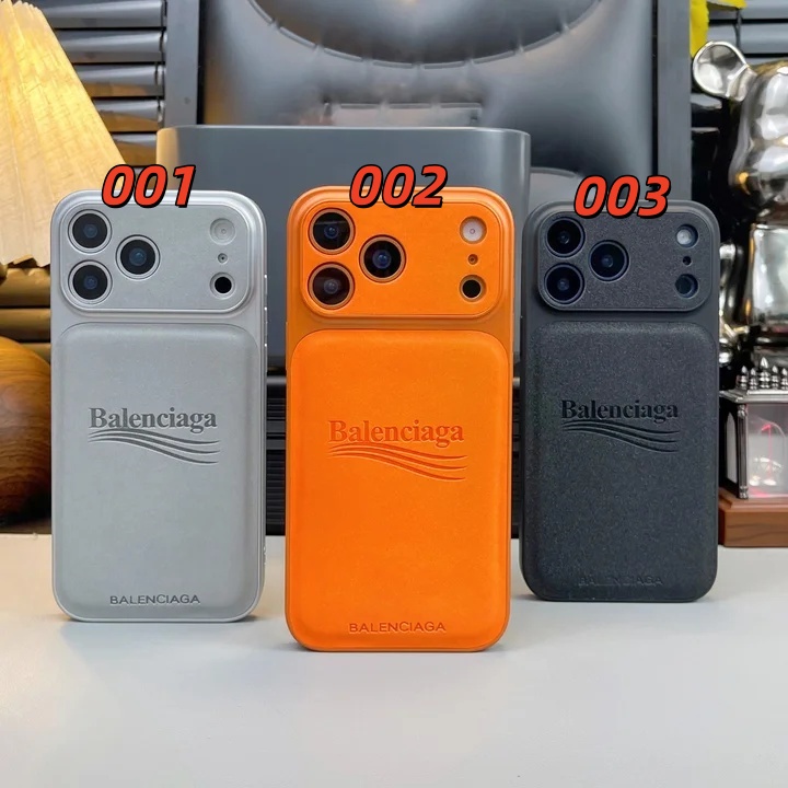 バレンシアガ iPhoneケース 17 レザー balenciaga iphone17pro/17promaxケース カップル iphone16pro/15pro スマホケース ブランド 人気 携帯 ケース おしゃれ