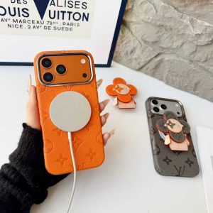 magsafeケース ルイヴィトン iphone17/17proケース チェーン付き ブランド iphone16pro/16promax ケース ヴィトン ヴィヴィエンヌ iphone15/14ケース 大人 可愛い ブランド