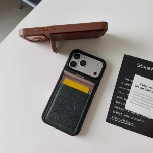 Alternative view of ロエベ iPhoneケース 17 カード収納 loewe iphone17pro/17promax スマホケース 可愛い ブランド iphone16/16pro ケース  お揃い おしゃれ アイフォン15/14ケース スタンド機能