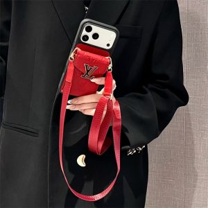 ヴィトン スマホ ショルダー iphone17/17proケース 斜めがけ iphone16/16promaxケース カード収納 背面 ルイヴィトン風 iphone15/14ケース レディース 型押し