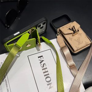 ヴィトン スマホ ショルダー iphone17/17proケース 斜めがけ iphone16/16promaxケース カード収納 背面 ルイヴィトン風 iphone15/14ケース レディース 型押し