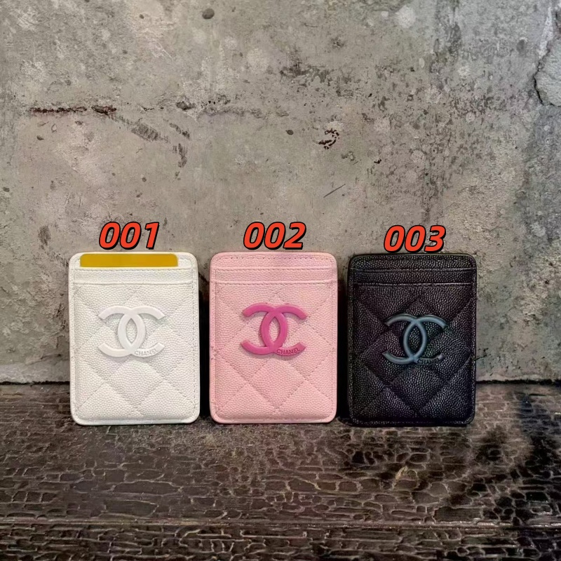 magsafe カード ケース おすすめ シャネル マグセーフ カード ケース 2枚 カード収納 スマホカードケース chanel カードホルダー 大人可愛い カードケース レディース