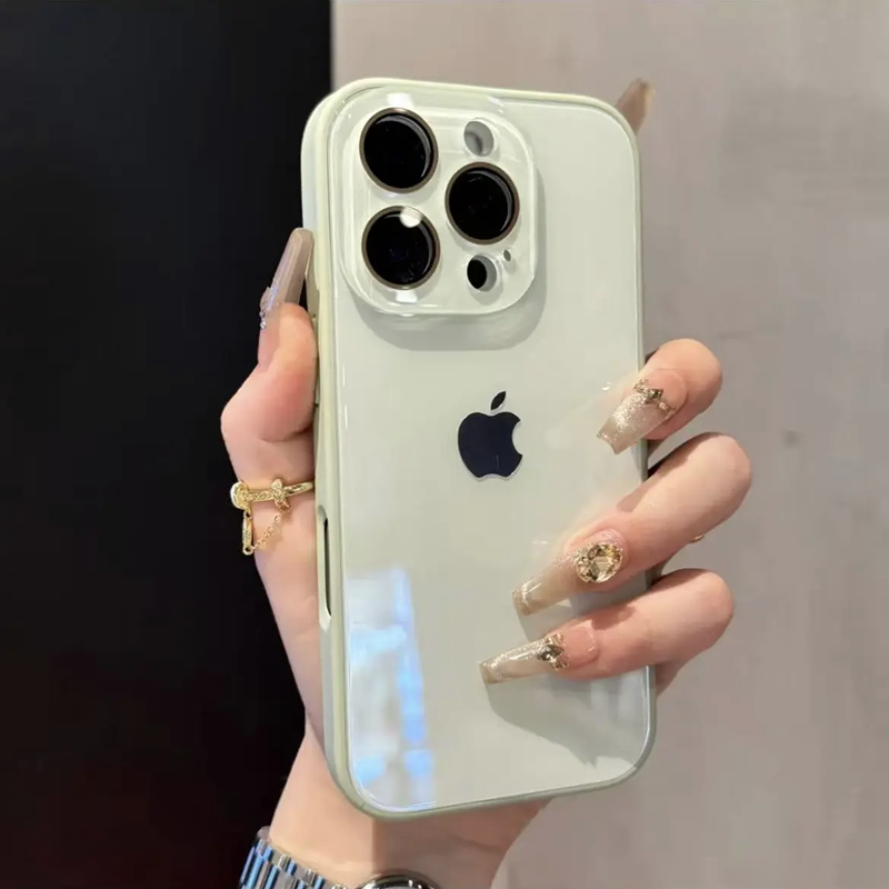 iphone ガラス ケース かわいい iphone17/17proケース 女子 人気 スマホケース 夏 っ ぽい iphone16/16pro/15promax ケース カメラ保護 iphone14/13ケース 黄ばまない