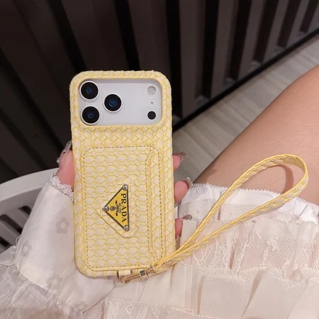 iphoneカードケース プラダ iphone17/17pro ケース 編み込み prada