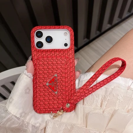 iphoneカードケース プラダ iphone17/17pro ケース 編み込み prada
