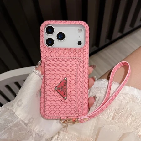 iphoneカードケース プラダ iphone17/17pro ケース 編み込み prada