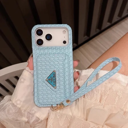 iphoneカードケース プラダ iphone17/17pro ケース 編み込み prada