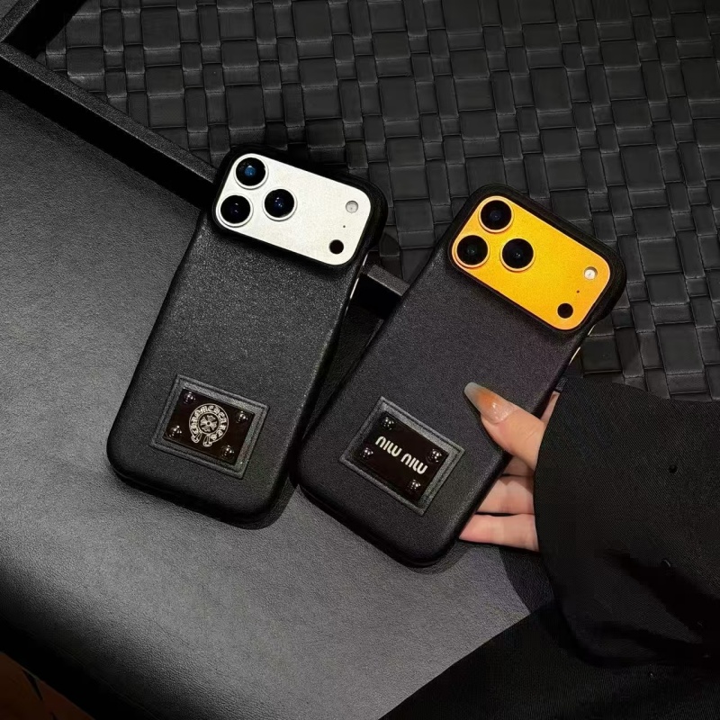 iphoneケース 黒 ブランド ロエベ iphone17/17proケース シンプル 高級感 ヴィトン chanel iphone16promaxケース パロディ miumiu アイフォン15/14 ケース お揃い