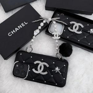 シャネル iphoneケース ストーンデコ iphoneケース レディース chanel パロディ iphone17/17pro ケース iphoneケース カード収納 可愛いiphone16pro/15/14 スマホケース チェーン 付き