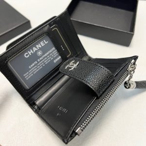 シャネル 二つ折り財布 ミニ 財布 ハイ ブランド レディース chanel コンパクト さいふ 小さい財布 シャネル プチ ギフト